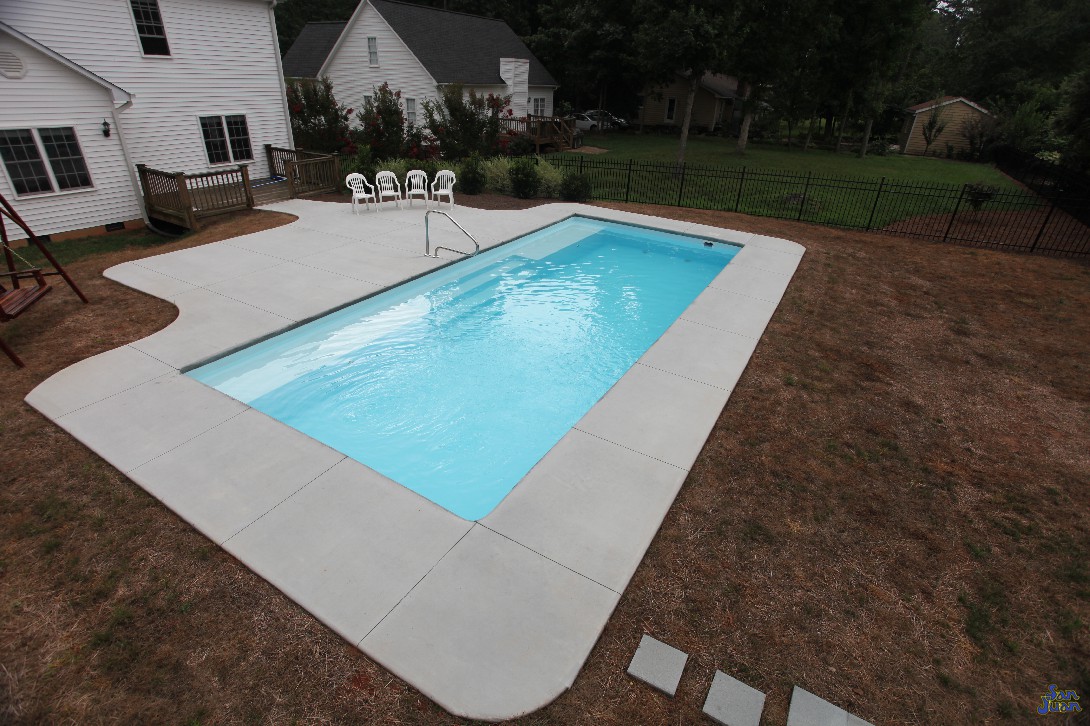 This is another great viewpoint of the Grand Manhattan. This pool is designed rectangular for a reason. It makes navigating its water easier for young swimmers and also creates a perfect play space for adults of all ages!