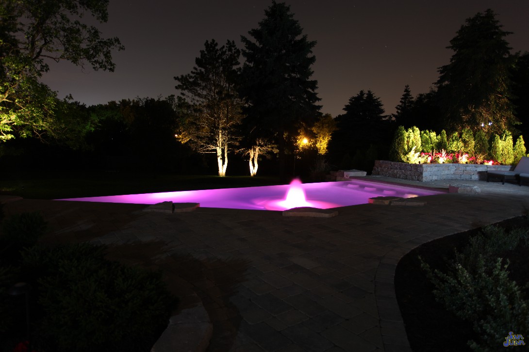 The iPool is designed to work hand-in-hand with today's modern technology features. It's unique shape, complimented by water features and unique seating options makes it a perfect candidate for LED technology. Turn this pool purple, green, blue or orange - it's up to you! 