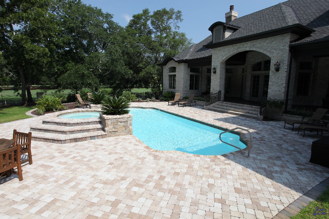 The Phoenix pool model is a gorgeous fiberglass pool with a flat (sport bottom) design. It's elegant length of 39' 7" is perfect for allowing your guest to move about, with a comfortable depth and provide a great space to connect.